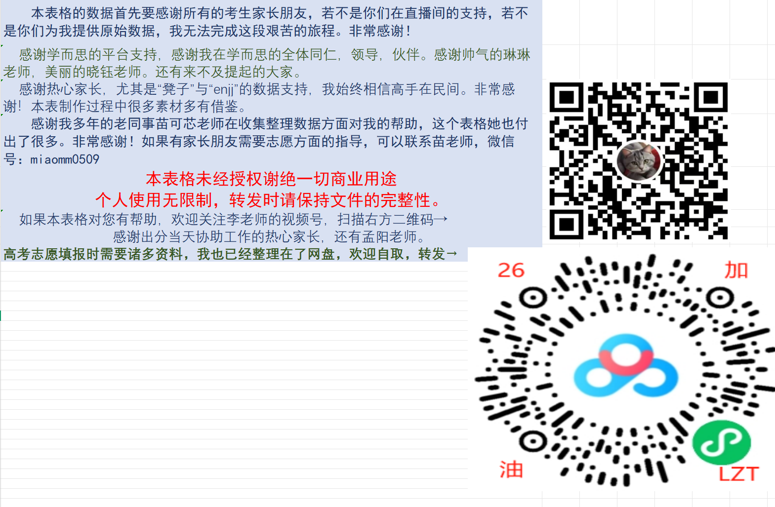原始表格说明截图